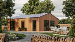 Maison en bois isolée Kaia 5,96x9,16