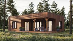 Maison en bois isolée Luni