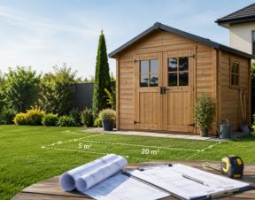Abri de jardin sans permis : quelle surface est autoris&eacute;e ?