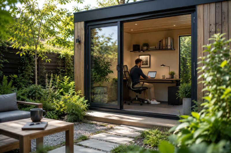 Bureau de jardin : le guide pour t&eacute;l&eacute;travailler au calme