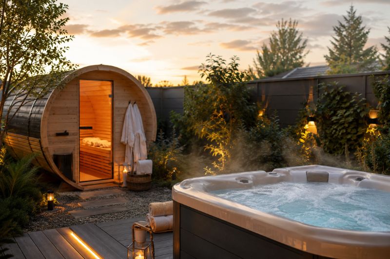 Sauna et spa ext&eacute;rieur : le guide complet du bien-&ecirc;tre au jardin