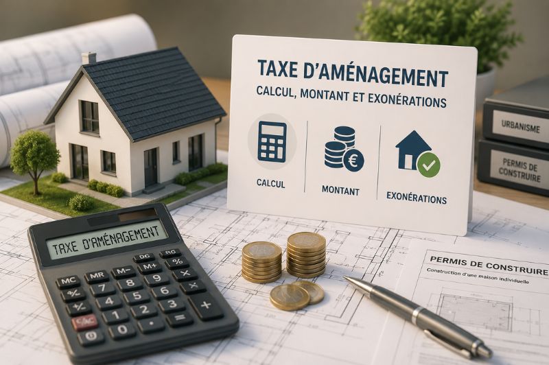 Taxe d'am&eacute;nagement : calcul, montant et exon&eacute;rations