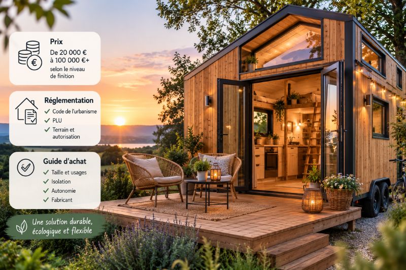 Tiny house : prix, r&eacute;glementation et guide pour bien choisir